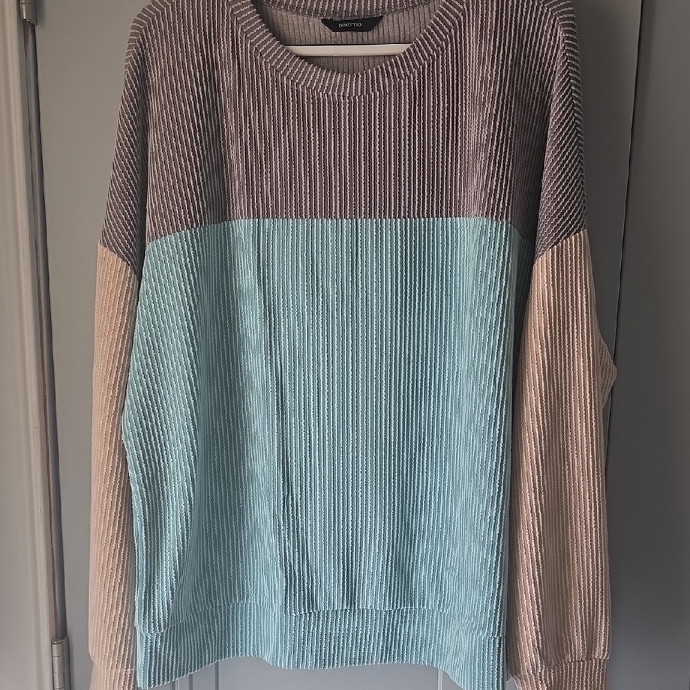 Colorblock Women's Blouse
